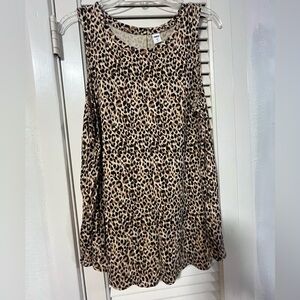 Old Navy leopard print Luxe tank top